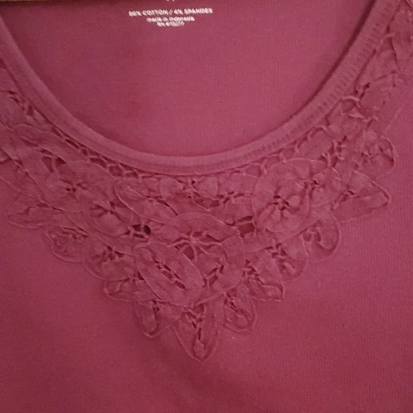 Sonoma Women's Burgundy Tank Top - Picture 3 of 4